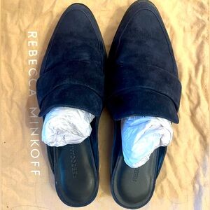 Rebecca Minkoff Mika Suede Loafer Mules 5.5